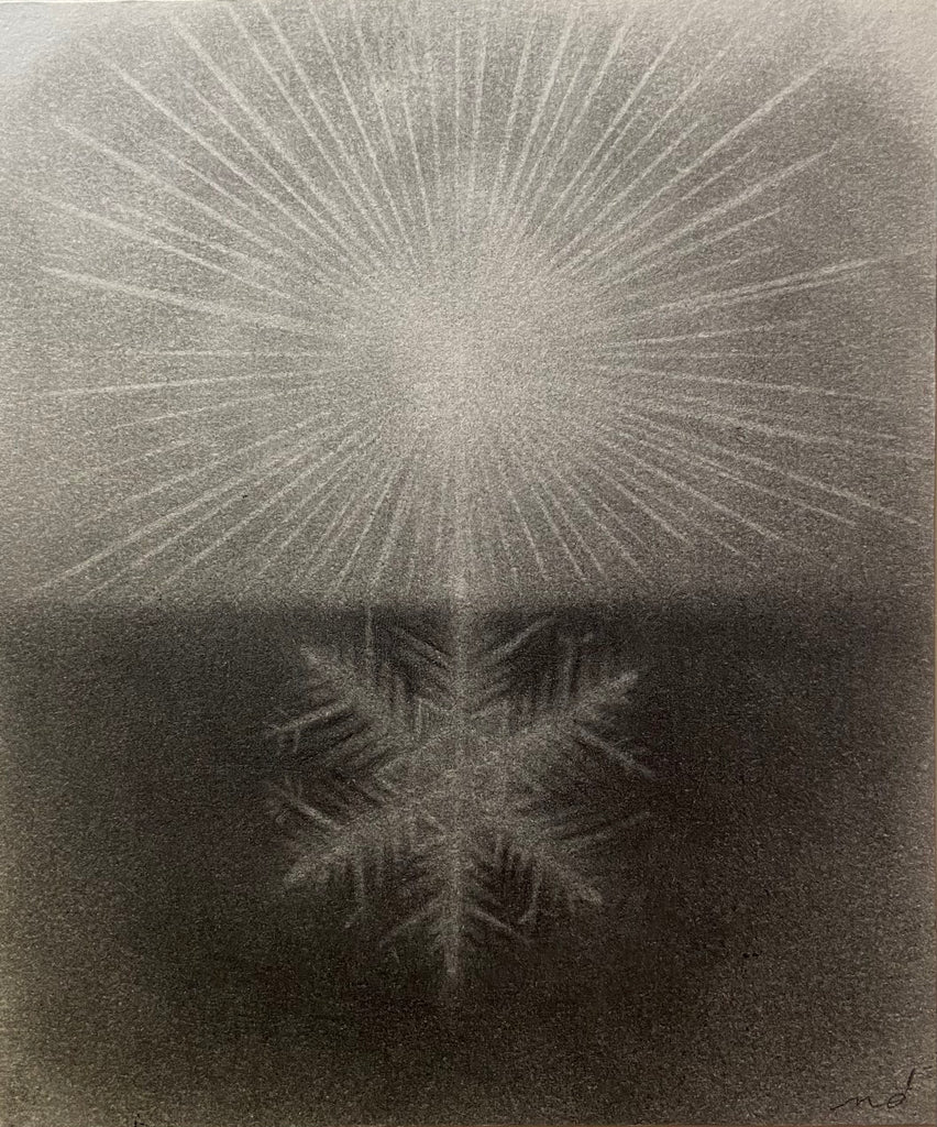 Sun touching a Snowflake